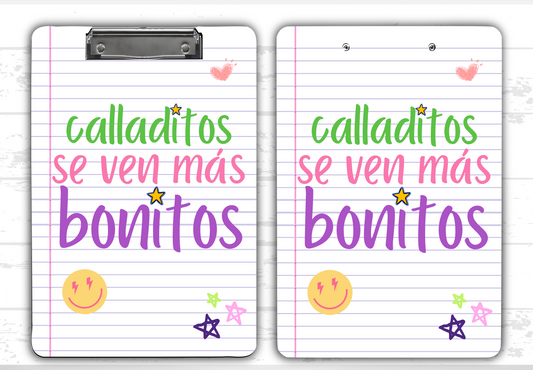 Cute Calladitos Clipboard