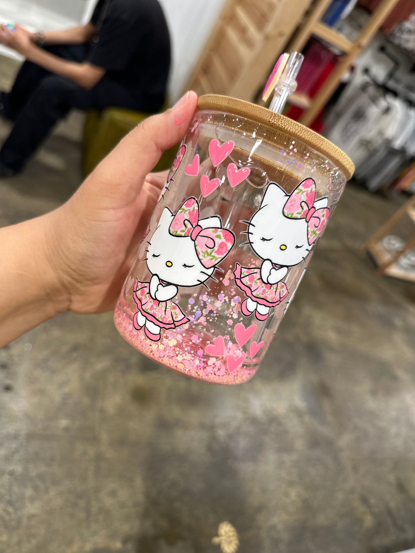 Hello Kitty Pink Libbey or Mug