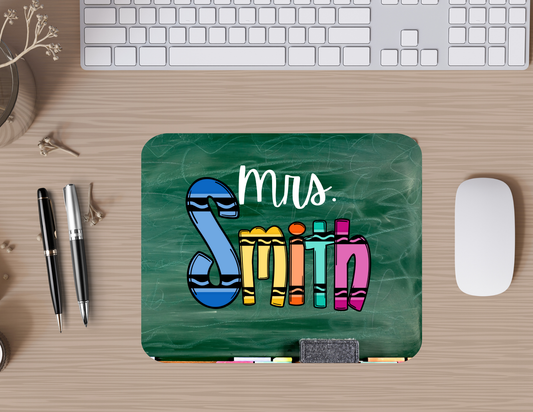 Green Chalkboard Mousepad