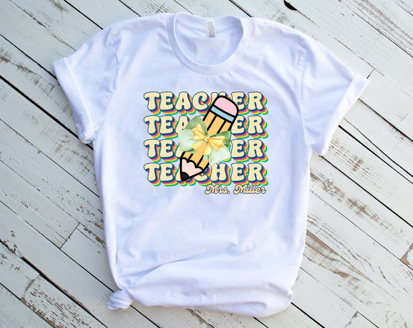 Retro Teacher Shirt