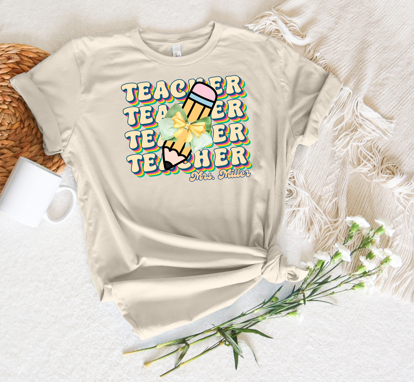 Retro Teacher Shirt